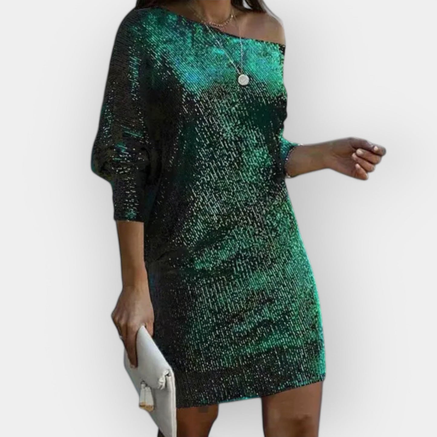 Вечерна рокля с пайети