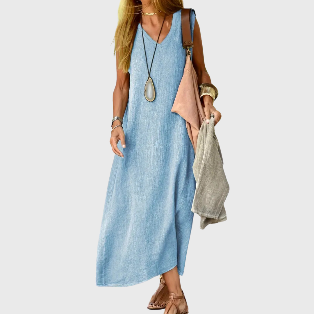 Петра | Лятна рокля с цветен десен