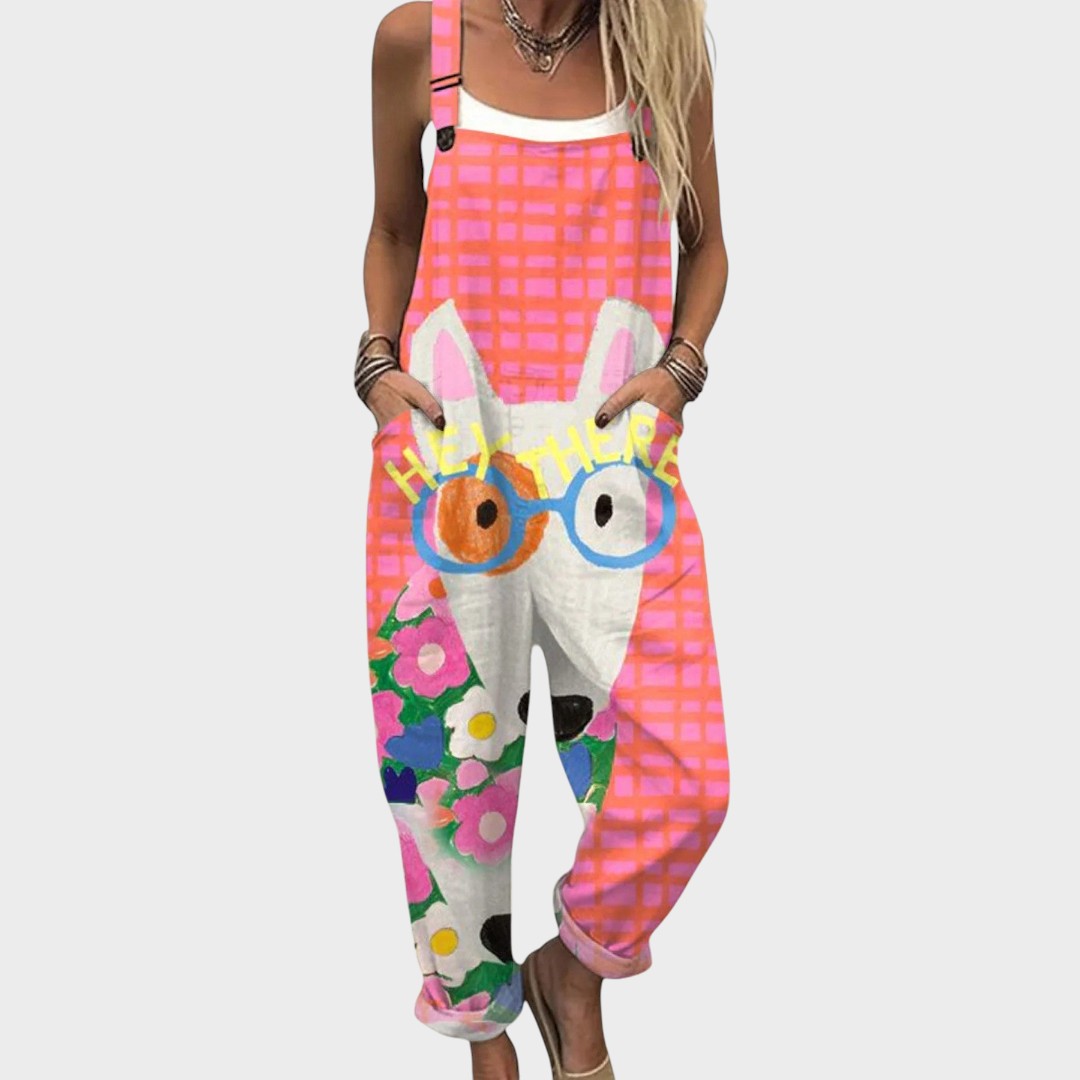 Марина - Летен цветен гащеризон за всеки ден