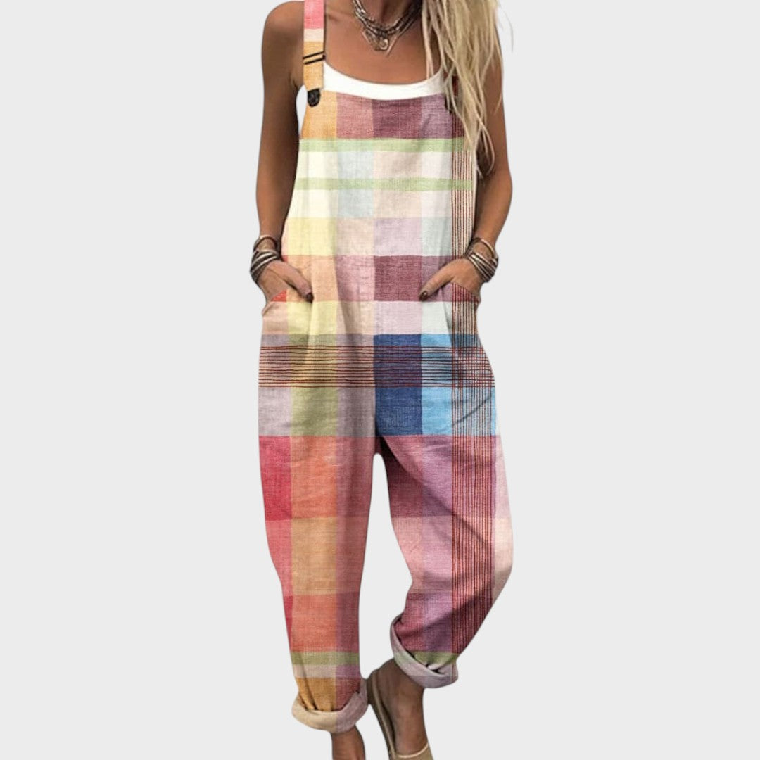 Ивана - Лежерен цветен комбинезон за всеки ден