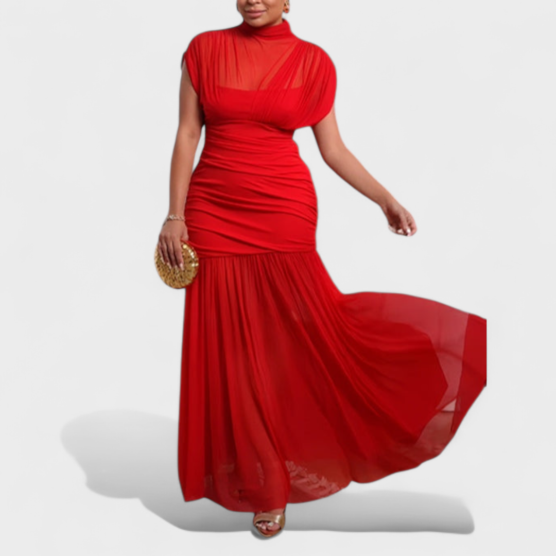 Мая - Рокля с класически чар