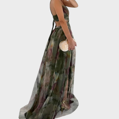 Миа - Цветна Макси Рокля за Безупречна Елегантност