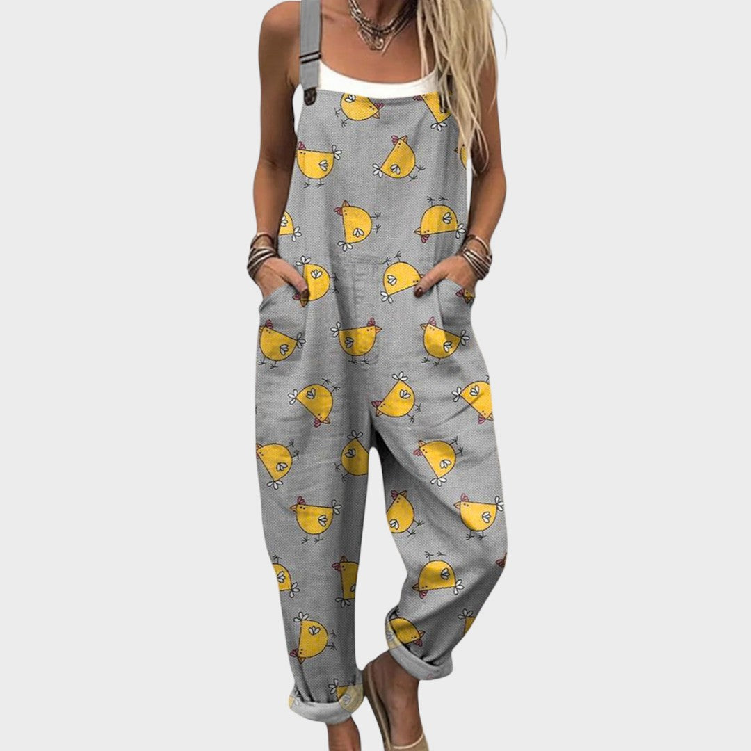 Даниела - Лек цветен комбинезон за всеки ден