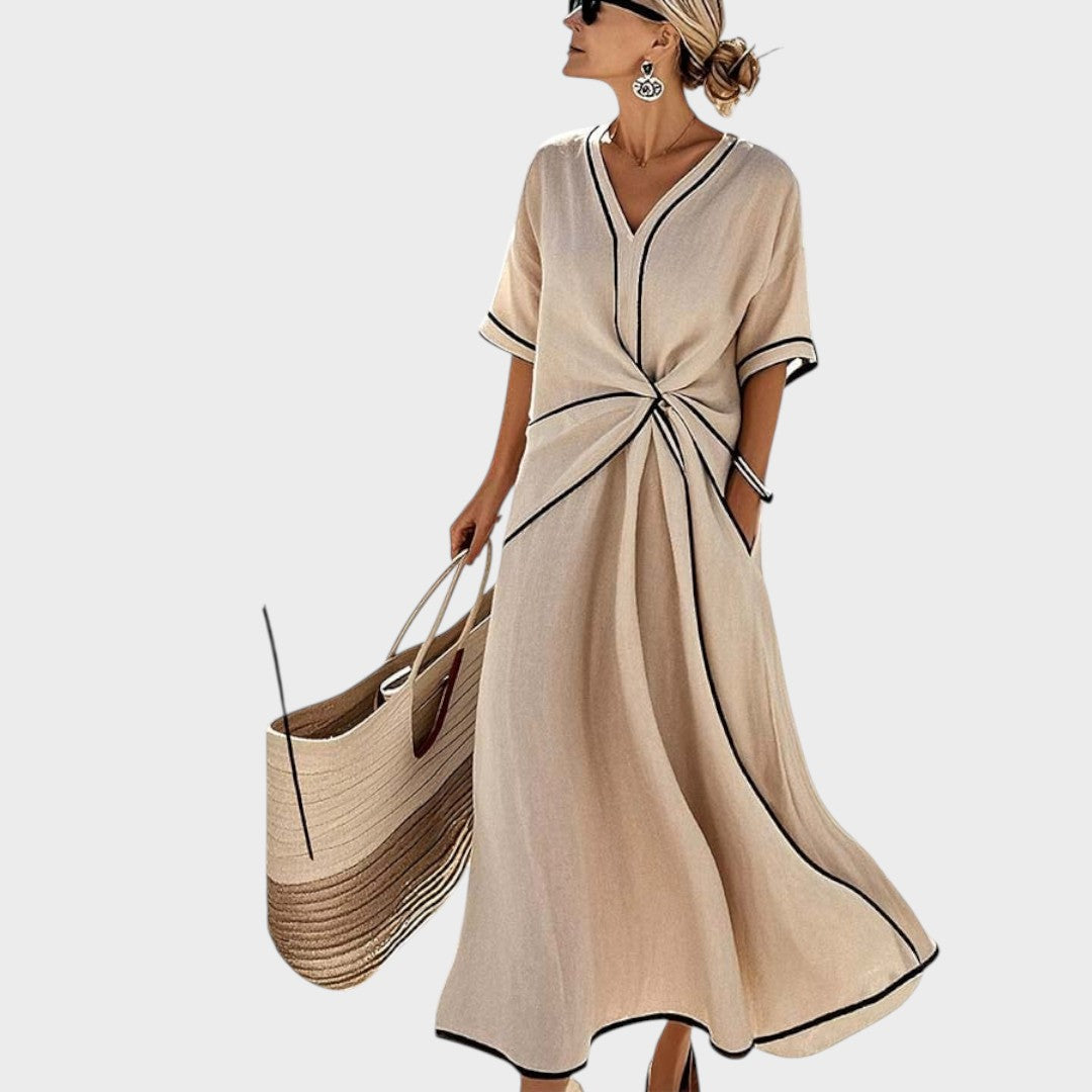 Ема - Лятна рокля на райета