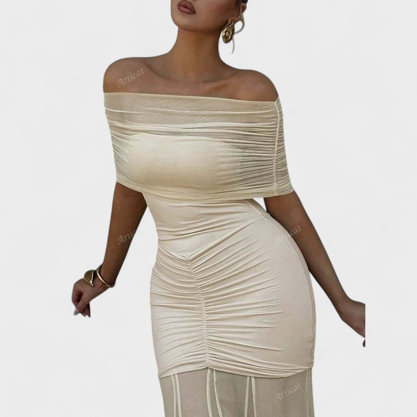 Витория - Дълга рокля от трико