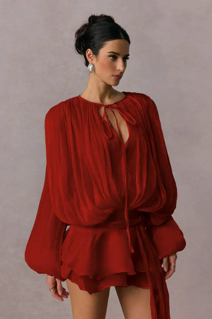 Лиджана | Елегантна Бохо Кратка Рокля