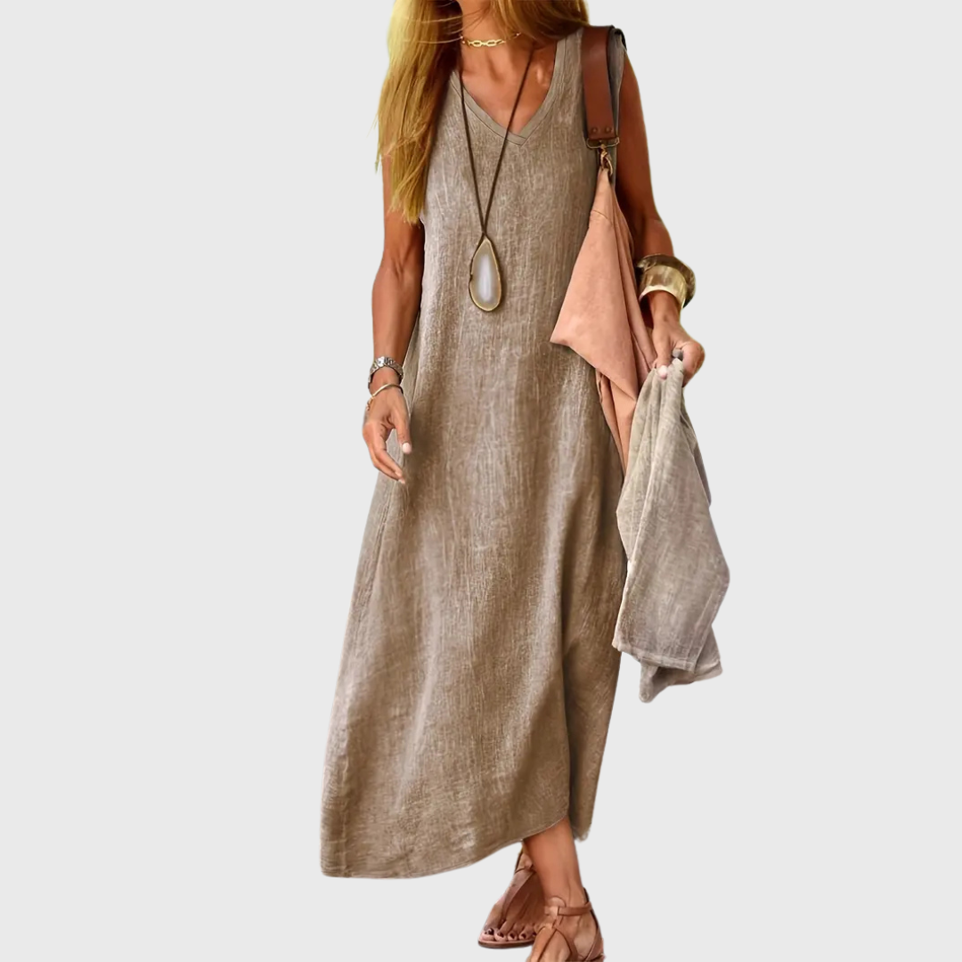 Петра | Лятна рокля с цветен десен