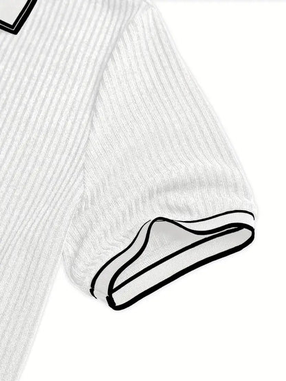 Горан - Елегантен поло с къси ръкави