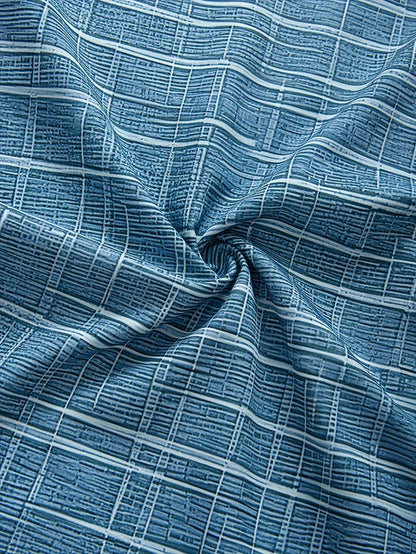 Мирослав -  Елегантна риза с райе и каре