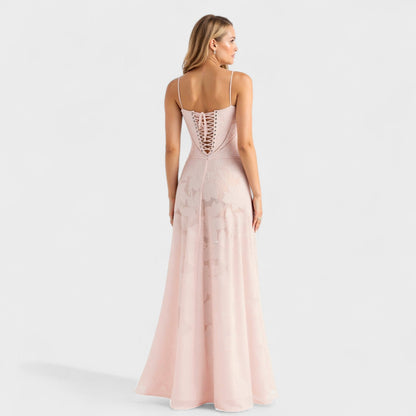 Верона - Рокля от цветна дантела