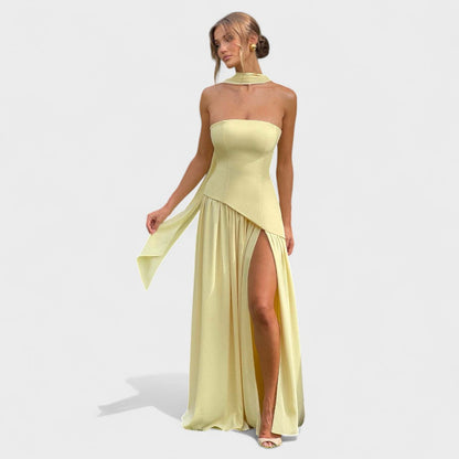 Хана - Дълга рокля с изискан дизайн