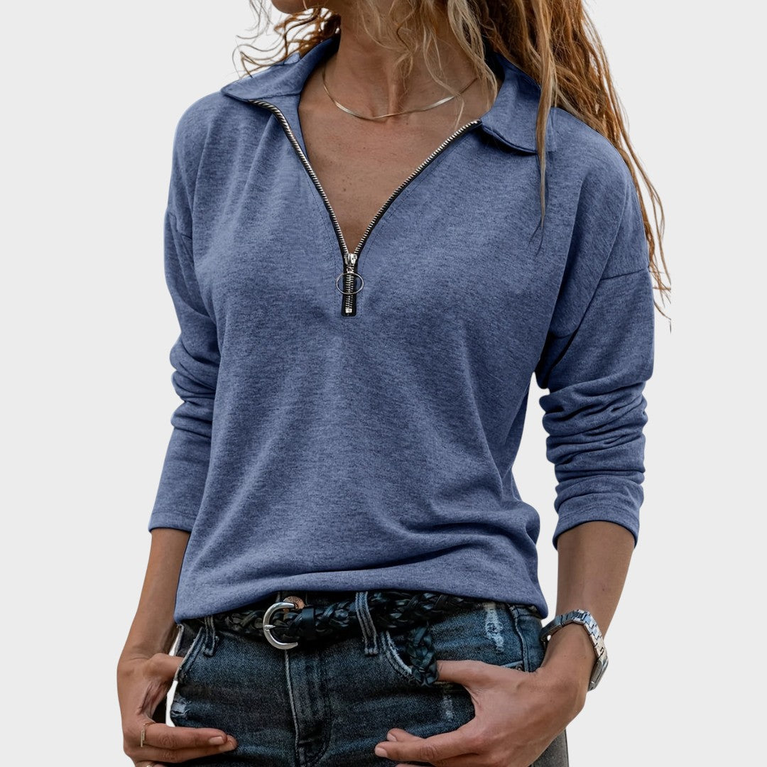 Калина - Блузи с половин цип