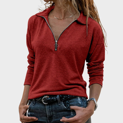 Калина - Блузи с половин цип