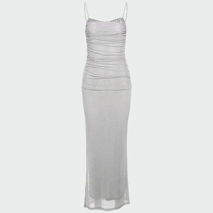 Аури | Дълга рокля от тюл