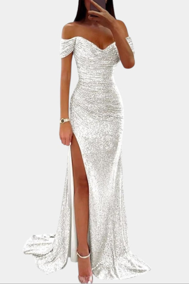 Рената Халджина Русалка без презрамки с пайети