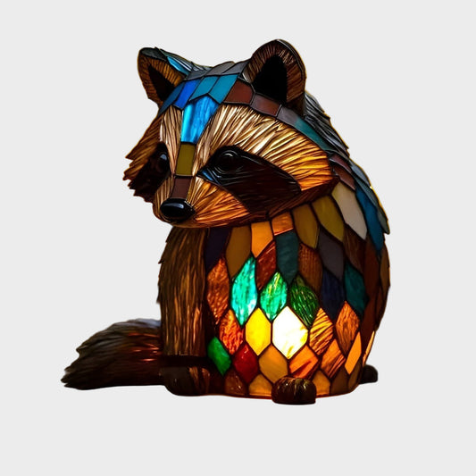 Енот светлинна лампа