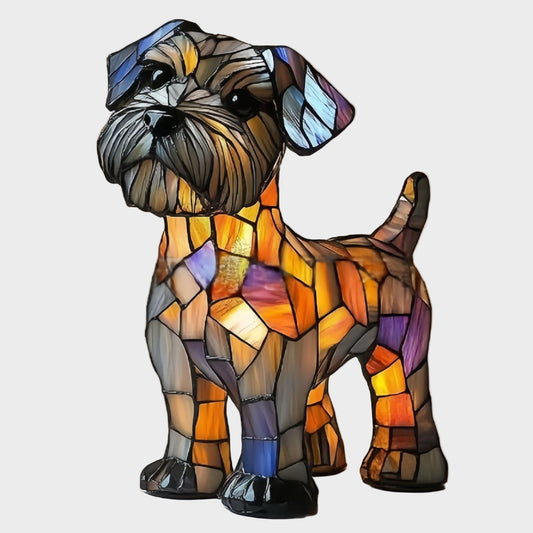 Лампа с glow ефект "Смелият Териер"