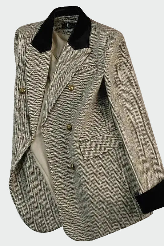 Сако с Двустранно Закопчаване