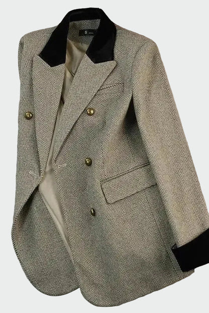 Сако с Двустранно Закопчаване