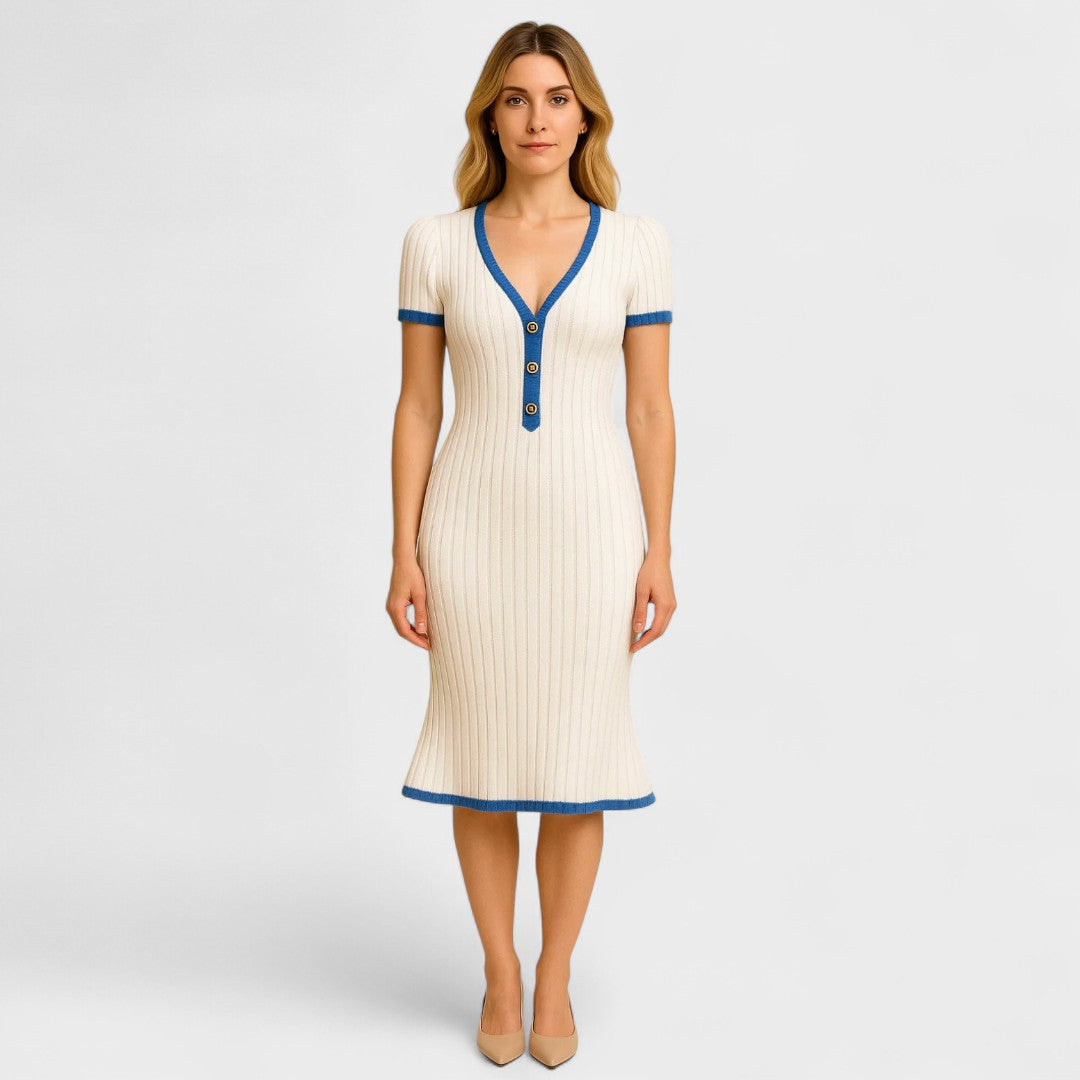 Весна - Елегантна Миди Рокля