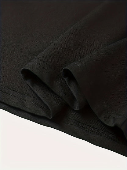 Анастас - Стилен т-shirt с кръгло деколте и графичен принт