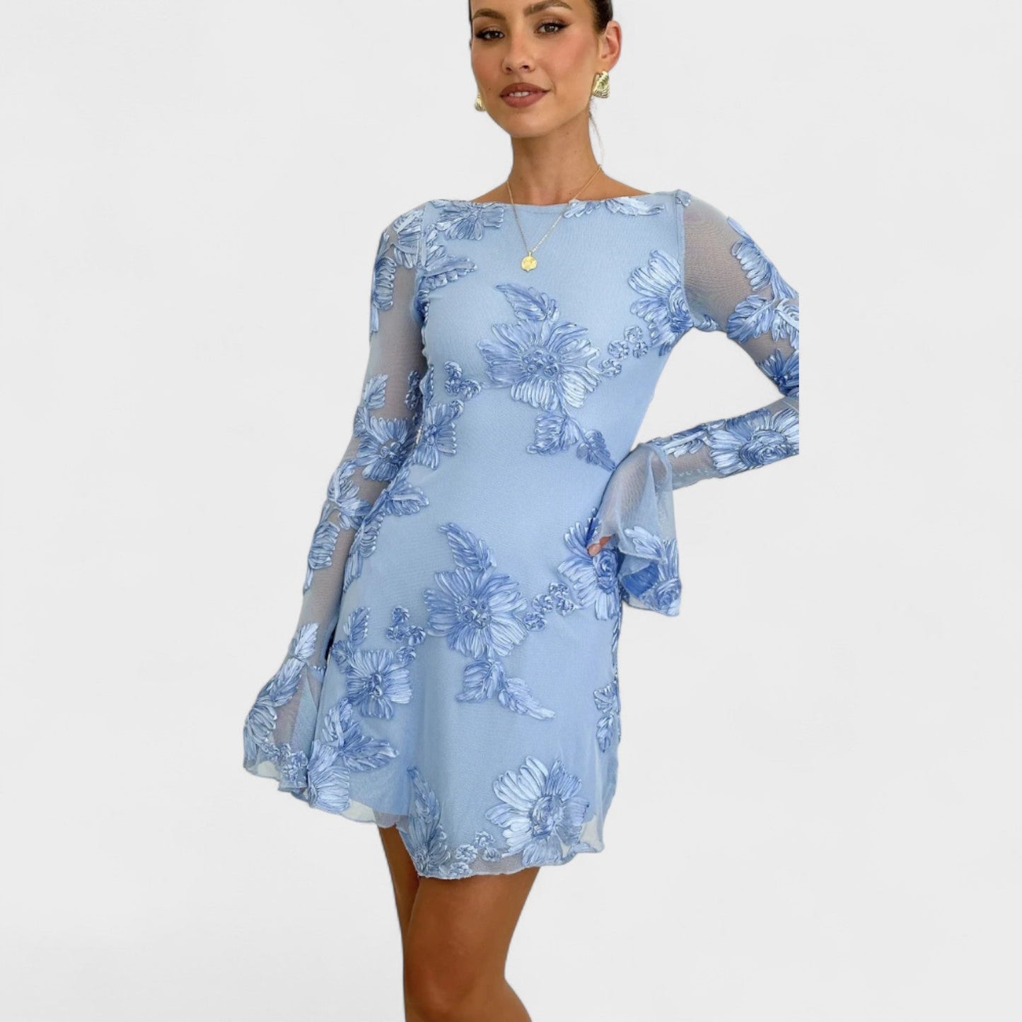 Джулия - Рокля с цветен чар