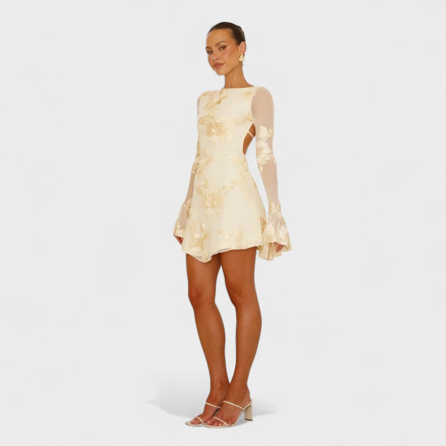 Джулия - Рокля с цветен чар