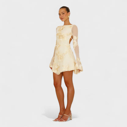 Джулия - Рокля с цветен чар