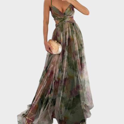 Миа - Цветна Макси Рокля за Безупречна Елегантност