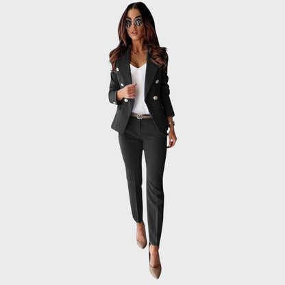 Божена - Двуредно сако с изразен силует