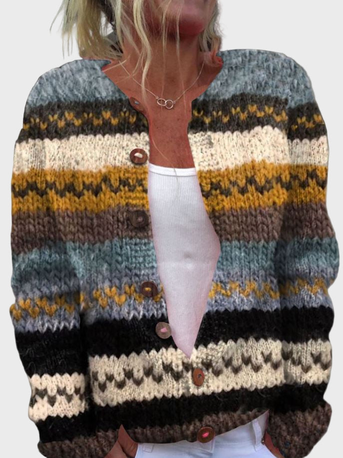 Плетен Жилетка с Узор