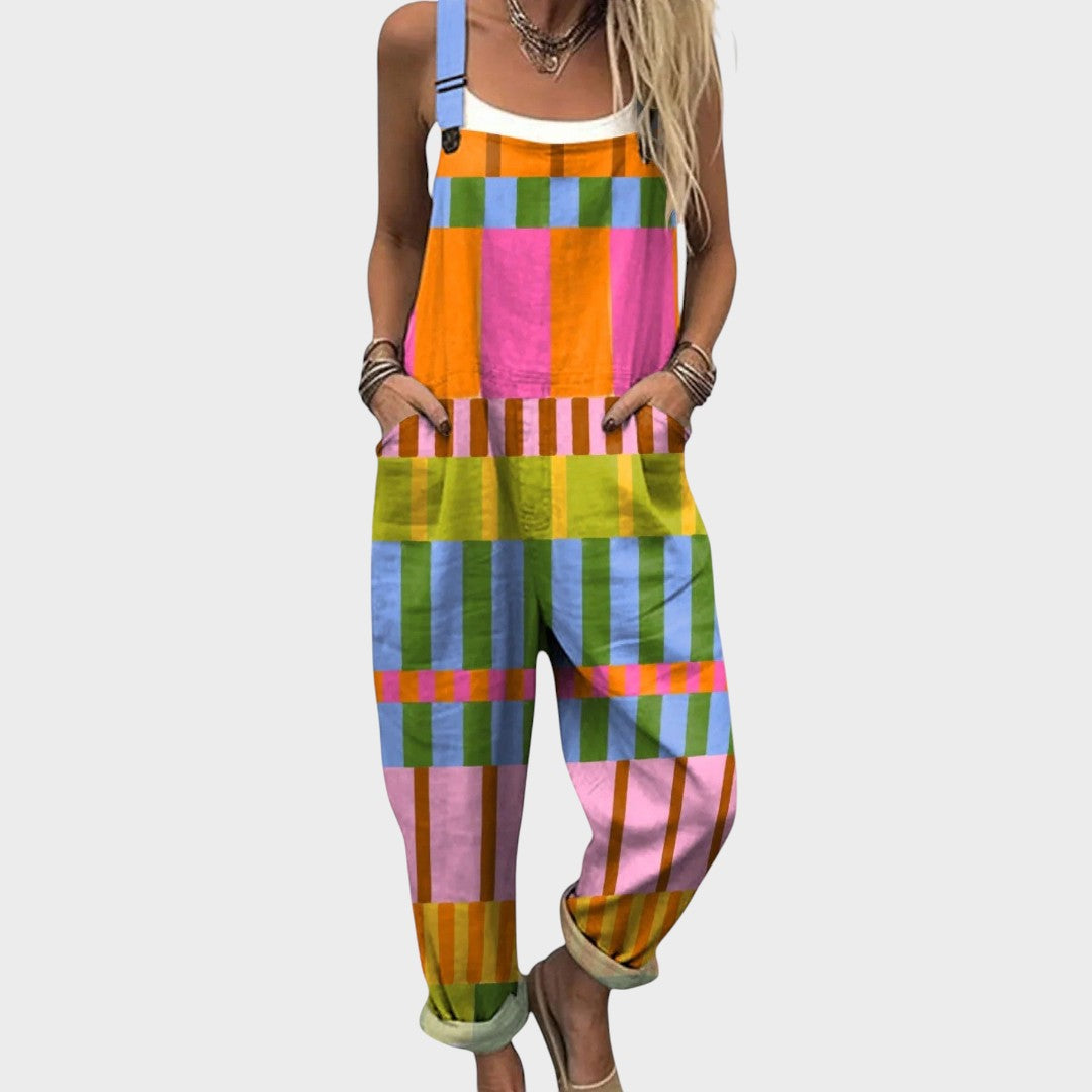 Мая - Лежерен цветен комбинезон за всеки ден