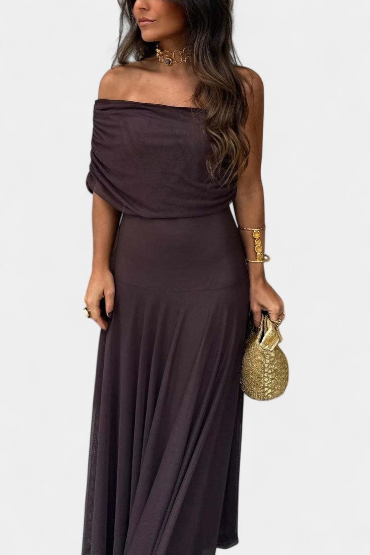 Рената - Макси рокля с едно рамо