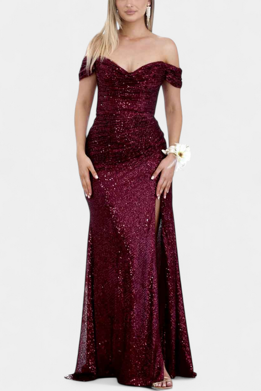 Рената Халджина Русалка без презрамки с пайети