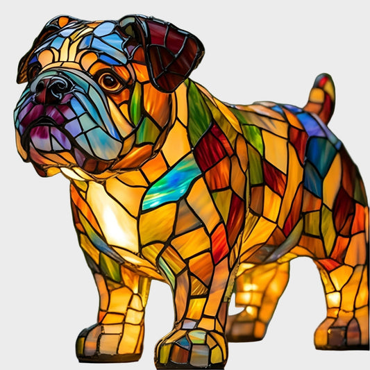 Светеща лампа с Булдог