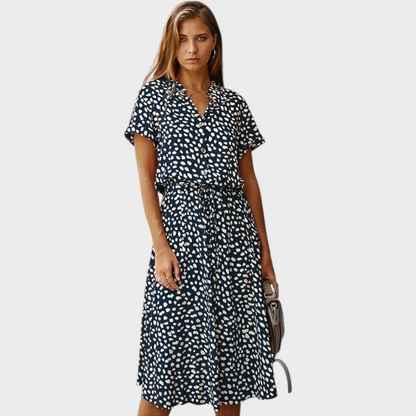 Тена - Елегантна Летна Рокля Многоцветна