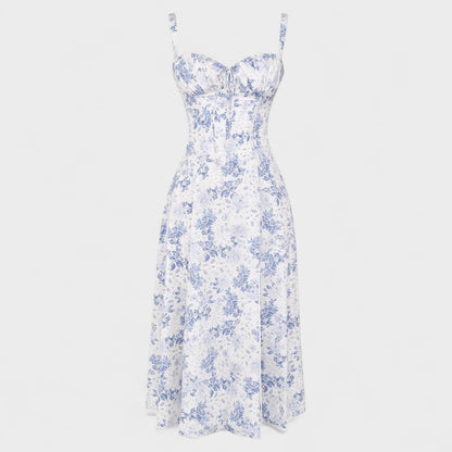 Петра - Корсетна Миди Рокля