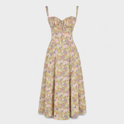 Петра - Корсетна Миди Рокля