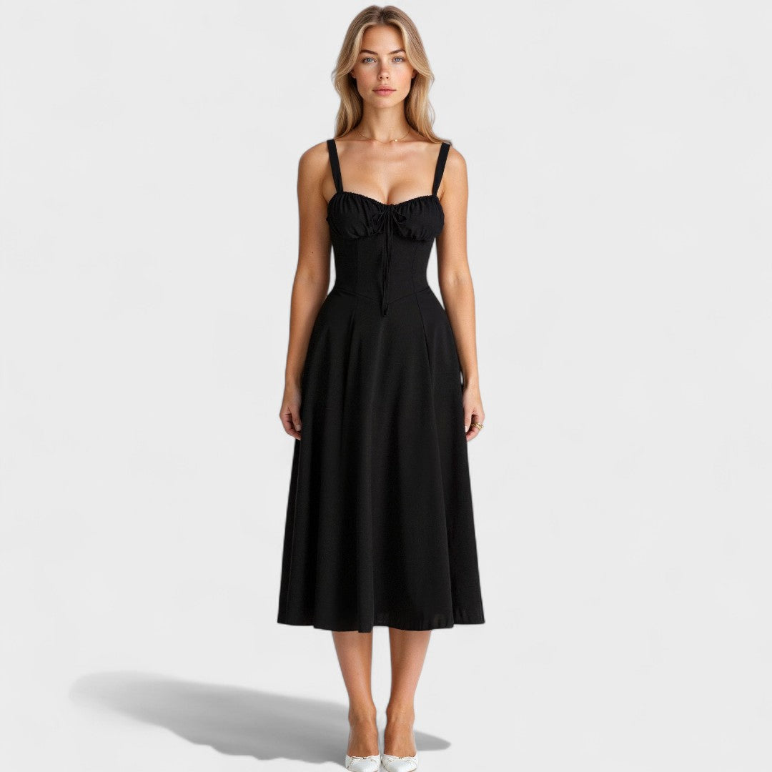 Петра - Корсетна Миди Рокля