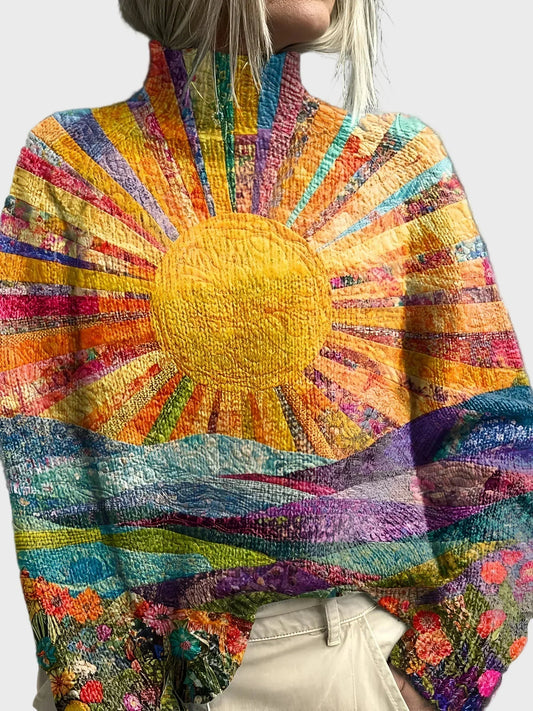Плетен Пуловер с Уникален Дизайн